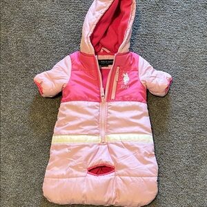 Polo by Ralph Lauren Infant Pink Winter Coat/Sack
